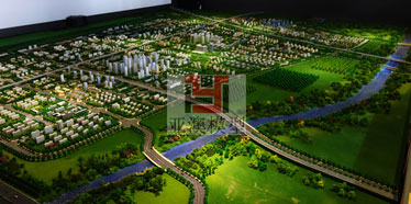 涿州規(guī)劃館---城市規(guī)劃沙盤順利驗收并開館！