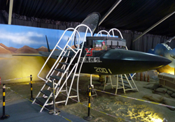 殲十戰機互動體驗模型