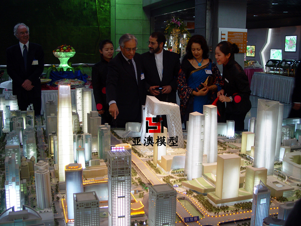 北京國貿(mào)區(qū)域規(guī)劃模型