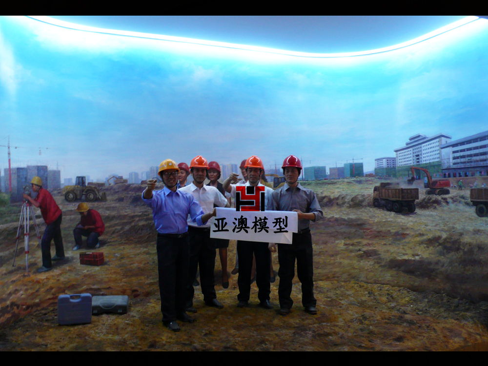 “紅水河畔繪藍圖”場景