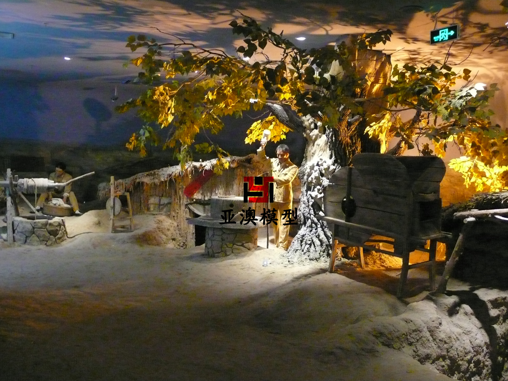 新疆地窩子場景復(fù)原