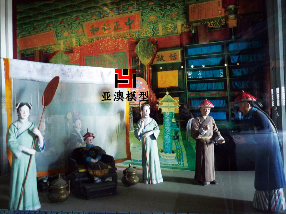 清朝慈禧太后執政場景