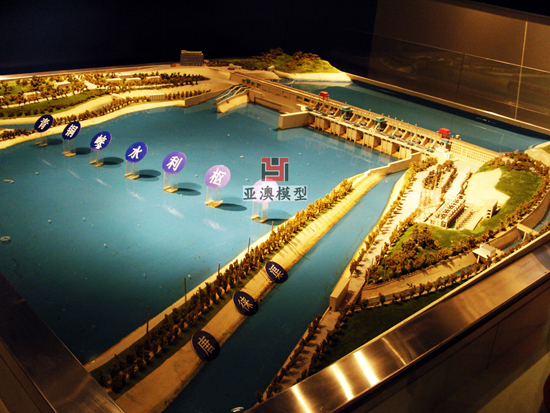 三峽水力發電沙盤