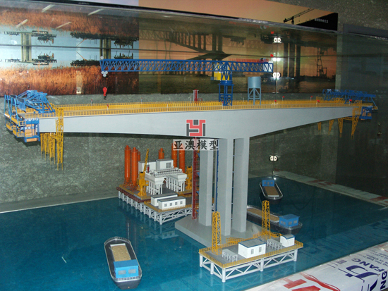 連續剛構懸臂澆筑模型