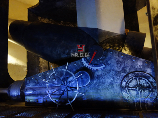 一戰德國大炮復原模型